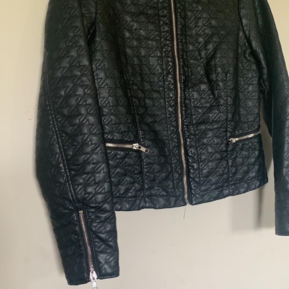 Baccini Quilted Black Jacket - image 3